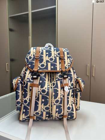 Uubags Dior Hit the Road Backpack with Flap 43x43x18cm