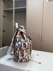 Uubags Dior Hit the Road Backpack with Flap 43x43x18cm - 4
