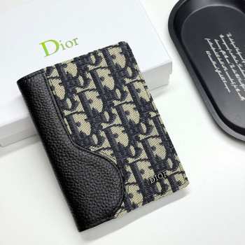 Uubags Dior Saddle Vertical Bifold Card Holder 8x11.5x2cm