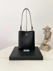 Uubags Prada Panier Saffiano Leather Bag 21.5x22.5x13cm - 1