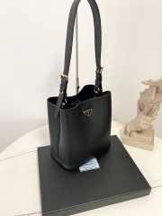 Uubags Prada Panier Saffiano Leather Bag 21.5x22.5x13cm - 3