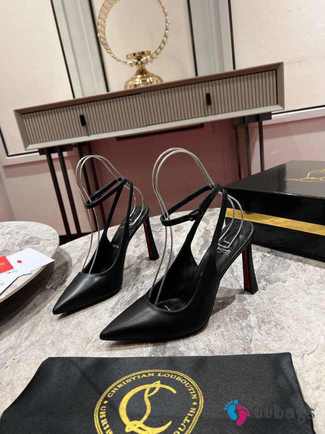 Uubags Christian Louboutin Condora Strap 8.5cm strappy pumps in nappa leather black - 1