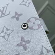Uubags Louis Vuitton R20005 Notebook Cover Small Size In White 10x14.5x2cm - 6
