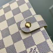Uubags Louis Vuitton R20706 Notebook Cover Small Size Damier Azur 10x14.5x2cm - 4