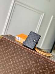 Uubags Louis Vuitton R20706 Notebook Cover Small Size Black Damier Azur 10x14.5x2cm - 1