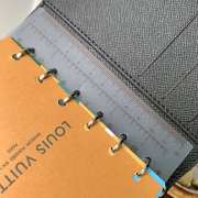 Uubags Louis Vuitton R20706 Notebook Cover Small Size Black Damier Azur 10x14.5x2cm - 2