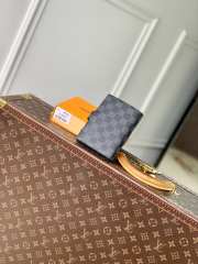 Uubags Louis Vuitton R20706 Notebook Cover Small Size Black Damier Azur 10x14.5x2cm - 3