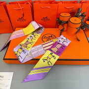 Uubags Hermes Horse Print Twilly Scarf 5x86cm - 6