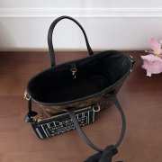 Uubags Louis Vuitton M12099 Neverfull Bandoulière Inside Out BB In Black/Monogram 26.5x16.5x11cm - 6