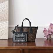 Uubags Louis Vuitton M12099 Neverfull Bandoulière Inside Out BB In Black/Monogram 26.5x16.5x11cm - 5