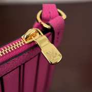 Uubags Louis Vuitton M12106 Neverfull Bandoulière Inside Out BB In Rose Pondichery/Monogram 26.5x16.5x11cm - 5