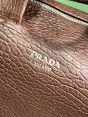 Uubags Prada Small Nappa Leather Duffle Bag In Dark Brown 35x17.5x17.5cm - 2