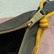 Uubags Miu Miu Gabardine Mini Bag In Grey 18.5x15x10cm - 4