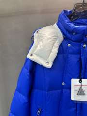 Uubags Moncler Blue Serfanto Short Hooded Down Jacket  - 5