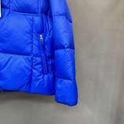 Uubags Moncler Blue Serfanto Short Hooded Down Jacket  - 4