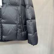 Uubags Moncler Black Serfanto Short Hooded Down Jacket - 6
