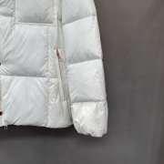 Uubags Moncler White Serfanto Short Hooded Down Jacket - 6
