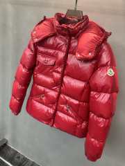 Uubags Moncler Women's Glareins Short Hooded Down Jacket In Red - 2