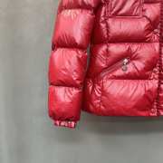 Uubags Moncler Women's Glareins Short Hooded Down Jacket In Red - 4