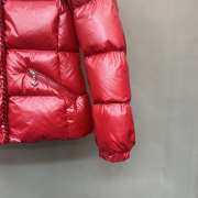Uubags Moncler Women's Glareins Short Hooded Down Jacket In Red - 5