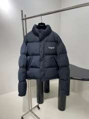 Uubags Balenciaga BB Corp Logo Puffer Jacket In Black  - 1