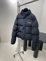 Uubags Balenciaga BB Corp Logo Puffer Jacket In Black  - 6