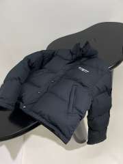 Uubags Balenciaga BB Corp Logo Puffer Jacket In Black  - 5