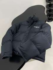 Uubags Balenciaga BB Corp Logo Puffer Jacket In Black  - 2