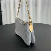 Uubags Louis Vuitton M14159 Pochette Liv Monogram Denim Bag 13.5x6.5x24.5cm - 2