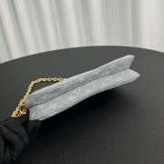 Uubags Louis Vuitton M14159 Pochette Liv Monogram Denim Bag 13.5x6.5x24.5cm - 5