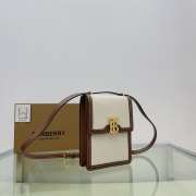 Uubags Burberry Mini TB Bag in Canvas and Leather 13.5x4.5x19cm - 6