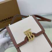 Uubags Burberry Mini TB Bag in Canvas and Leather 13.5x4.5x19cm - 5