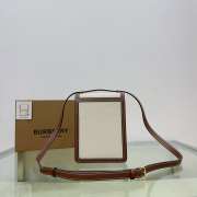 Uubags Burberry Mini TB Bag in Canvas and Leather 13.5x4.5x19cm - 4