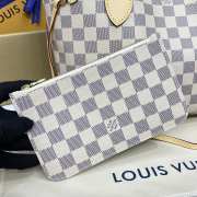Uubags Louis Vuitton N40605 Neverfull PM Bag Damier Azur Canvas 29x21x12cm - 3