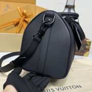 Uubags Louis Vuitton M15249 Keepall Bandoulière 35 Bag Black Aerogram 34x21x16cm - 4