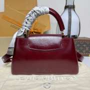 Uubags Louis Vuitton M25492 Capucines East-West BB Bag Grenadine 26.5x14x8cm - 4