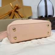 Uubags Louis Vuitton M14382 Capucines BB Bag In Sand Taurillon Cowhide 27x17.3x9cm - 5