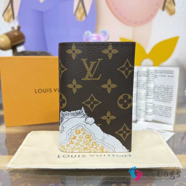 Uubags Louis Vuitton M25753 Passport Wallet Monogram Canvas 10x14x2.5cm - 1