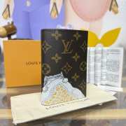 Uubags Louis Vuitton M25753 Passport Wallet Monogram Canvas 10x14x2.5cm - 6