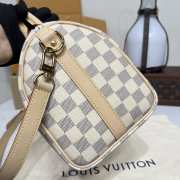 Uubags Louis Vuitton N40608 Speedy Bandoulière Bag Damier Azur Canvas 25x19x15cm - 3