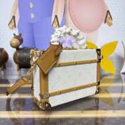 Uubags Louis Vuitton M14440 Handle Trunk Box Bag Material Monogram Heritage Canvas 24x16.5x8cm - 6