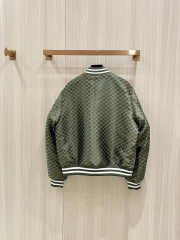 Uubags Gucci Men's GG Nylon Bomber Jacket In Green - 2