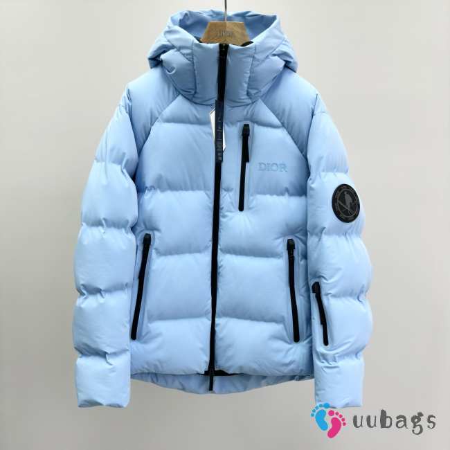 Uubags Dior x Descente x Peter Doig Puffer Jacket Light Blue - 1