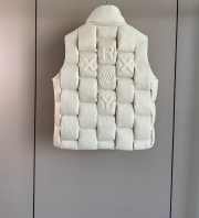 Uubags Moncler x Christopher Raxxy Quilted Gilet Down Vest In White - 6