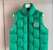 Uubags Moncler x Christopher Raxxy Quilted Gilet Down Vest In Green - 4