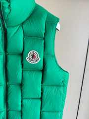 Uubags Moncler x Christopher Raxxy Quilted Gilet Down Vest In Green - 3