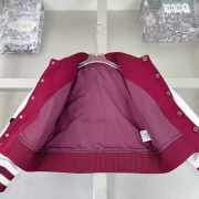 Uubags Louis Vuitton Junior EPI Leather Baseball Jacket Red - 5
