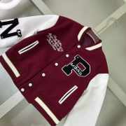 Uubags Louis Vuitton Junior EPI Leather Baseball Jacket Red - 4