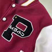 Uubags Louis Vuitton Junior EPI Leather Baseball Jacket Red - 2