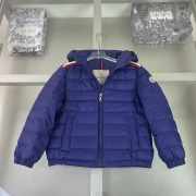 Uubags Moncler Maya Blue Hooded Down Jacket For Kids - 2
